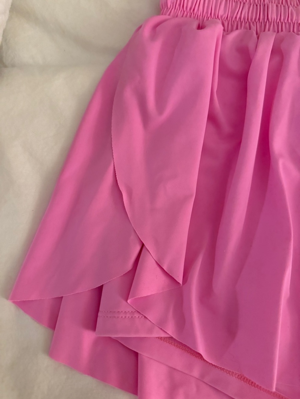 Luogongzi pink skirt shorts large  with Drawstring - Picture 4 of 5